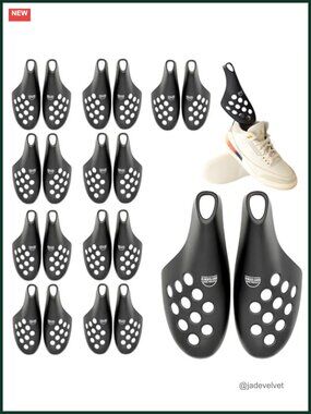 Shoe Trees for Sneakers & Shoes - Travel Shoe Trees - Large 10-Pack